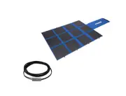 Kings 360W Folding Solar Blanket Grade A PET coated solar cells + 6m Extension Lead