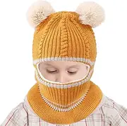 [Generisch] Knitted Beanie Hat for Men and Women, Soft and Warm Winter Hat Made of High-Quality Wool, Stylish Design for Cold Days, Perfect for Women, Men and Children