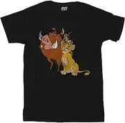 [The Lion King] Boys Simba, Timon And Pumbaa Cotton T-Shirt