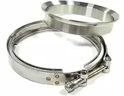 5" Exhaust V-Band Flange Clamp Kit For Borg Warner S400 S400SXE S475 S480 S463 S467 SX-E SX Turbo with T6 Flange