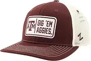 Zephyr NCAA Officially Licensed Trucker Hat Dakota Patch Defer Team Color Stone
