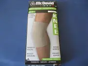 McDavid Closed Patella Knee Support LARGE A401S Thermal Neoprene Brace BEIGE L