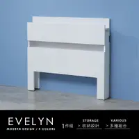 在飛比找ETMall東森購物網優惠-【H&D 東稻家居】EVELYN伊芙琳現代風木作3.5尺床頭