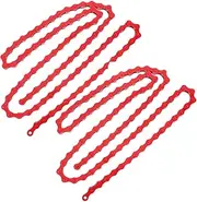 Milisten 2pcs Single Speed Bike Chain Replacement Chain for Mountain Bikes Steel Cycling Chain Professional Bike Supply