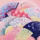 扇子折扇中國古風扇子日式可愛折扇女式扇子夏季和風舞蹈折疊扇子