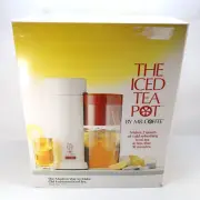 Vintage Mr Coffee Iced Tea Maker Pot 2 Quart Red Model TM1 New Sealed