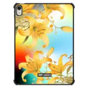 iPad Air 11-inch (M2/M3) iPad Impact Case Yellow Lilies Tablet Case
