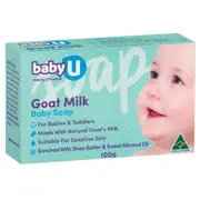 Baby U Goat Milk Bath Soap 100g Toddlers Shower Cleanser Sensitive Skin Care