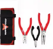 VAMPLIERS VT-001-S3DP Screw Extractor Set 7.5" Long Nose, 6.25", 5" Mini Pliers
