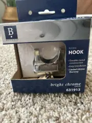 Baypointe Robe Hook Bright Chrome Finish