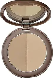 2 in 1 Contour Palette Face Sculpting Grey Contour Powder Palette Face Bronzer Makeup Contouring Palette with Mirror - Highly Pigmented Contour Shadow For Light Skin tone