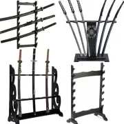 6/8/16 Layer Samurai Sword Stand Sword Stand Storage Rack Weapon Dispaly Holder