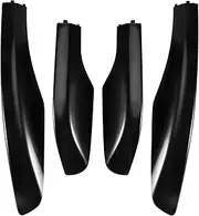 NEGRO 4PCS Roof Luggage Cover,Fit for Toyota, Fortuner 2004-2014 Black ABS Car Rack Rail End Shell Protector Roof Rack Shield