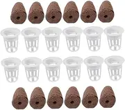 MERRYHAPY Hydroponic Grow Cups Plant Germination Cup 12 Sets Soilless Cultivation Baskets for Easy Plant Flower Growth