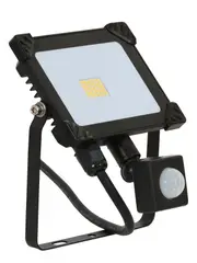 LEDlux Field 20W LED Exterior Flood Light With Sensor in Black
