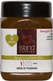 Tasmanian Gluten Free Bengal Curry Paste 225 G
