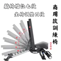在飛比找蝦皮購物優惠-台灣現貨🎊  SP-3000商用健身椅 管材厚 穩定 可調式