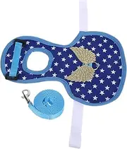 Yardwe Fashionable Hen Costumes Rooster Outfit Harness Leash Comfortable Bird Garment for Outdoor Use