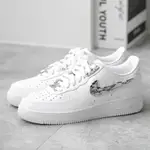 【ECCE】NIKE AIR FORCE 1 MOLTEN METAL  液態銀 金屬勾 經典全白 FV3616-101