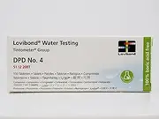 Lovibond DPD No 4 Tablets. 100 box