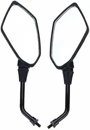 TDR Motorcycle Black Rearview Mirrors For Z1000 Z750 Versys KLE 650 ZRX1100