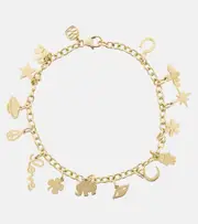 [Sydney Evan] Sydney Evan 14kt gold charm bracelet One Size gold