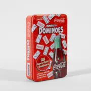 Coca-Cola Double 6 Dominoes Tin