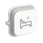 Clipsal Iconic 40BD3R-VW - Bed 3 Dolly Rocker - Vivid White - Single Buy