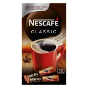 Nescafe Classic Soluble Instant Tassenpackungen 10 X 2g