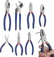 Pliers Tool, Auto Work Tool - Multi-functions Non-Slip Ergonomic Pliers for Home Pipes Repair Automotive Construction