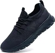 [Damyuan] Mens Trainers Running Shoes Slip on Sneakers Tennis Gym Training Casual Workout Shoe