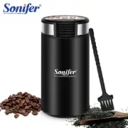 Mini Electric Coffee Grinder Maker Beans Mill Herbs Nuts Stainless Steel 220V
