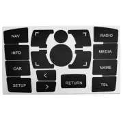 For Audi A6 Multimedia Control Button Stickers Repair Worn Buttons Switch Knob (for: Audi)