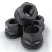 20 Two Piece 6mm Sleeve Flanged M22x1.5 Wheel Lug Nuts 33mm Unimount Hub Pilot