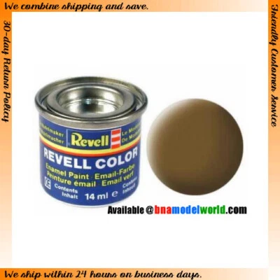 Revell #32187 Enamel Paint Colour - Matt Earth Brown 14ml