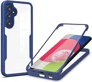Compatible with Samsung Galaxy A35 5G Case,Coverwith Built-in Screen Protector Compatible with Samsung SM-A356E/DS Galaxy A35 5G / SM-A356B/DS SM-A356U Case Cover Blue