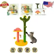 Sisal Cat Playground with Cactus Design - Ideal for Indoor Cats of Small Breeds