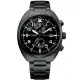 【CITIZEN 星辰】Eco-Drive 極致時尚光動能計時腕錶/黑(CA7047-86E)