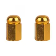 Trik Topz Valve Caps Hex Dome Gold SV Intended For Use With Schrader Valves
