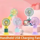 Handheld USB Charging Fan Plastic Desktop Fan New Mini Portable Fan Cooling