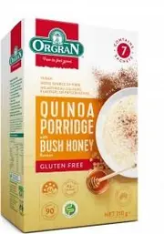 Orgran Quinoa Porridge Honey G/F (7x30g Sachets) 210g
