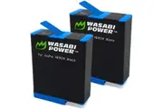 Wasabi Power HERO9 Battery (2-Pack) for GoPro Hero 9 Black (Fully Compatible with GoPro Hero 9 Original Battery and Charger)