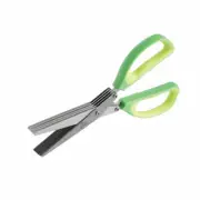 Mastrad herb scissors with 5 blades, stainless steel, plastic, green, 22 cm, ...