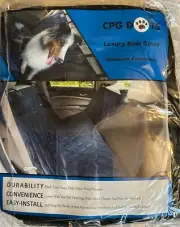 CPG Dots Luxury Seat Cover Hammock Convertible Black XL New in Package Pet Dog