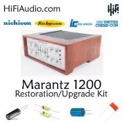 Marantz 1200 amplifier rebuild restoration recap service capacitor kit repair