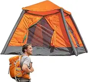 Inflatable Camping Tent, Inflatable Tent for Camping - Automatic Installation Folding Sun Shade Tent Rain Sun Resistant | Outdoor Equipment, Tents
