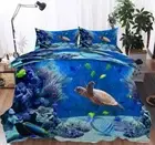 A Turtle Fins Open 3D Printing Duvet Quilt Doona Covers Pillow Case Bedding Sets