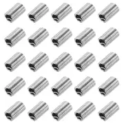 50pcs Wire Thread Inserts 1/4-28 UNF 3D Helical Threaded Sleeve Thread Repair