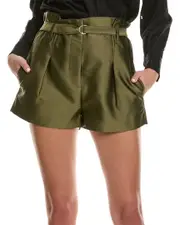 3.1 Phillip Lim Origami Silk-Blend Short