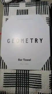 Geometry Bar Towel 12"x24" - Cross Hatch